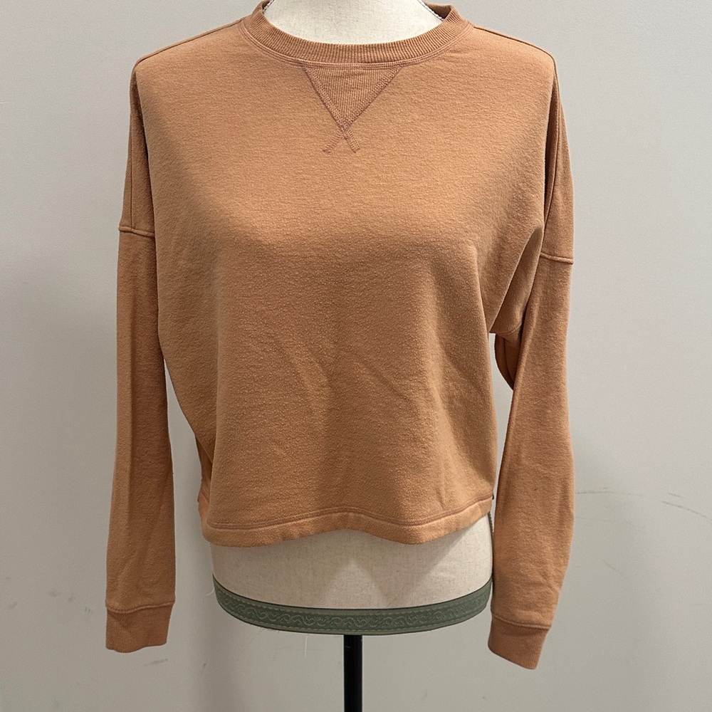 Hanes Women's Brown Crew Neck Sweater